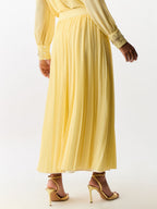 Saia Plissada de Chiffon Star