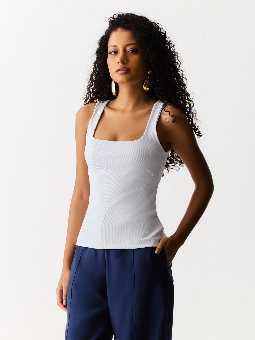 Regata Decote U Off White