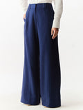 Calça Alfaiataria com Bolso e Pespontos Selene