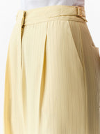 Calça Risca de Giz Ivory