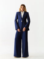 Calça Alfaiataria com Bolso e Pespontos Selene