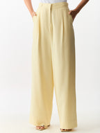 Calça Risca de Giz Ivory