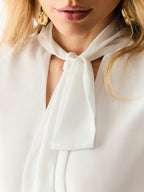 Camisa com Manga Longa Bufante Blanc