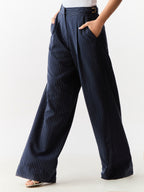 Calça Risca de Giz Midnight