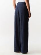 Calça Risca de Giz Midnight
